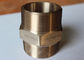 Feineinstellungen und Flansch-Kupferlegierungs-doppelte Nippel-Autoteile ISO9001